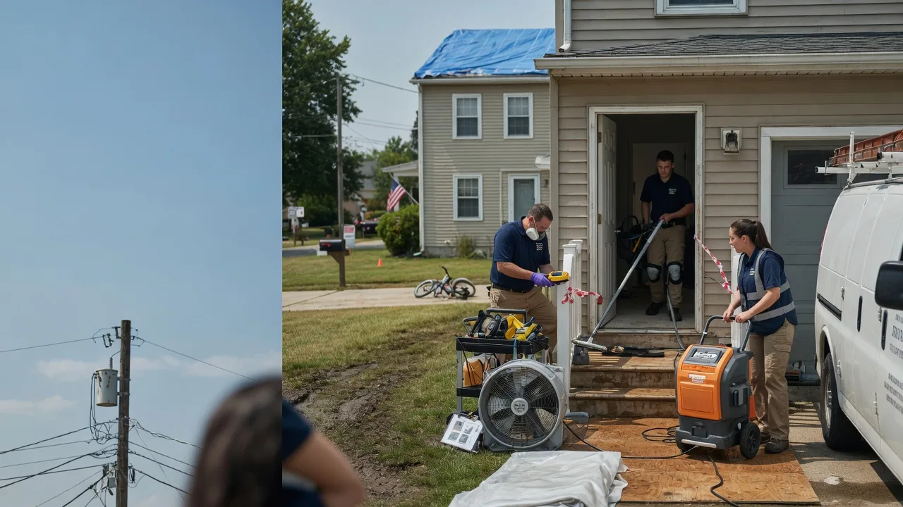 Water Damage Repair in Fleetville, PA near me